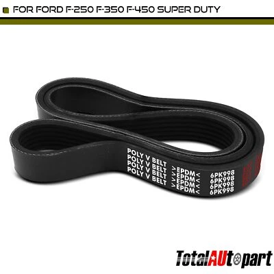 Cinturón serpentino 39,31" para Ford F-250 F-350 F-450 F-550 Super Duty Porsche 944 Foto 1 de 4