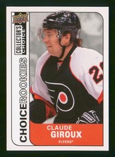 CLAUDE GIROUX RC 2008-09 COLLECTOR'S CHOICE 08-09 NO 217         4163