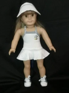 18" Dolls- TENNIS SET- 2pc.- NEW - Handcrafted - Picture 1 of 4