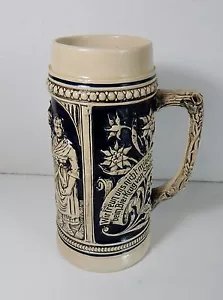 ¿Piedra de cerveza cerámica grande azul cobolt? ¿de colección? Fabricante desconocido tiene marca en la parte inferior - Imagen 1 de 12