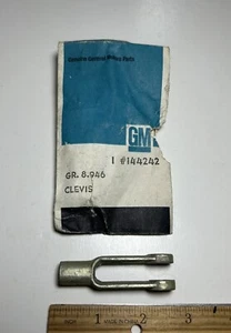 NOS GM 1954-1956 Olds, 1955-1964 Chevy Parking Brake Cable Clevis (1) #144242 - Picture 1 of 11