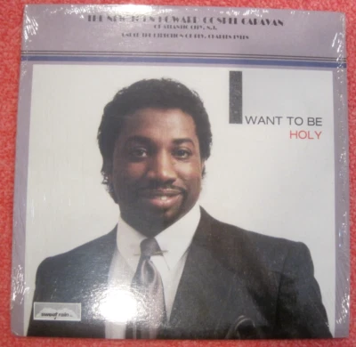 NM- THE NEW JOHN HOWARD GOSPEL CARAVAN - I WANT TO BE HOLY - BLACK GOSPEL LP - Image 1 of 2