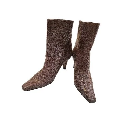 STUART WEITZMAN BROWNS TONE BOOTIES SIZE 7.5 EXCELLENT CONDITION - Image 1 of 4