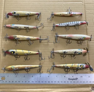 Lotto misto vintage esche da pesca cavallo diavolo cavallo sviluppo - Foto 1 di 17