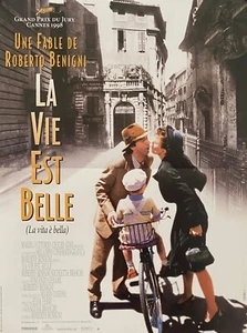 Life Is Beautiful 1998 Original French Petit Movie Poster 22" X 16" Benigni - Picture 1 of 1