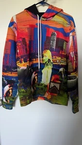 Prada SS19 Psychedelic Orange Multicolor Hoodie Mens - Picture 1 of 3