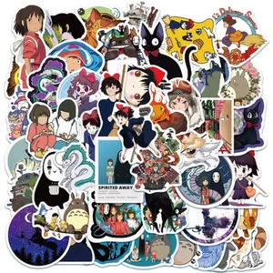 100pcs Miyazaki Totoro Spirited Away Princess Mononoke Graffiti Decals Stickers - Picture 1 of 13