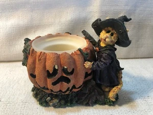 Boyds Bear Purrstone Sabrina Punkinpuss Spooky Creations Candle Holder 81011 - Picture 1 of 8