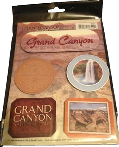 Scrapbook GRAND CANYON 3-D 10 Sticker Set~NEW~National Park Travel Vacation - Picture 1 of 8