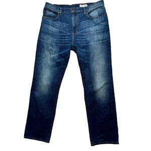 Cremieux Jeans Herren 40 x 32 Blau Denim Baumwolle 5-Pockets Straight Leg Zip Fly - Bild 1 von 8