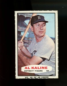 1967 Bazooka Al Kaline Detroit Tigers #46 Hand Cut VG (CREASE) - Picture 1 of 2