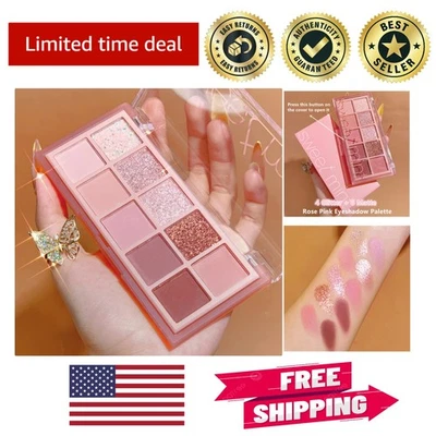 Paleta de sombras de ojos versátil de 10 tonos - acabado mate, brillante y brillante Foto 1 de 4