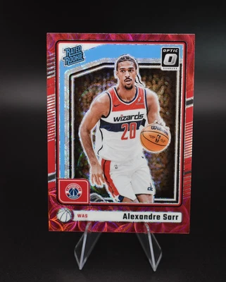 2024-25 Panini Optic Alexandre Sarr Rated Rookie Red International Scope #276 - Image 1 of 2