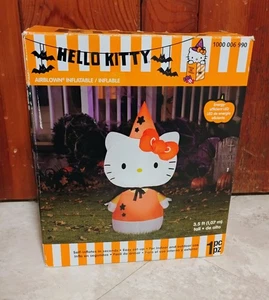 Halloween Hello Kitty Aire Soplado Inflable Decoración 2014 Gemmy - Imagen 1 de 8