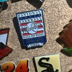 John Smoltz Randy Johnson Etc MLB 2015 National Baseball Hall of Fame Member Pin - Picture 1 of 1
