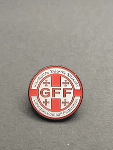Georgian Football Federation Logo Enamel Lapel Pin, FREE SHIPPING! - Picture 1 of 2