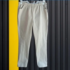 NWT Chic Comfort Collection Women's Stretch Twill Pull On Pants Size 14 Average - Picture 1 of 8