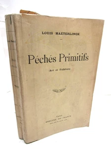 LOUIS MAETERLINCK PECHES PRIMITIFS 1912 EO Illustré DUCS BOURGOGNE CHARLES QUINT - Picture 1 of 9