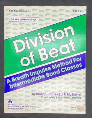 Division of Beat, Intermediate Band, Alto Sax, Haines McEntyre 1982, Free Ship - Image 1 of 4