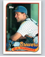 1989 Topps Baseball #33 B.J. Surhoff  Milwaukee Brewers 