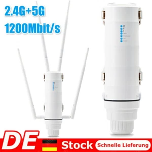 Wavlink-AC1200 WLAN Repeater Extender Dualband WiFi Long Range Access Po Outdoor - Bild 1 von 16