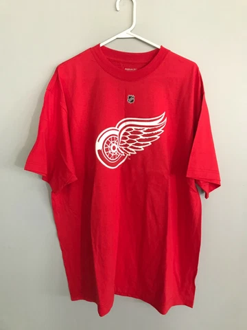 Reebok Detroit Red Wings Henrik Zetterberg #40 Shirt Size XL NWT Cover