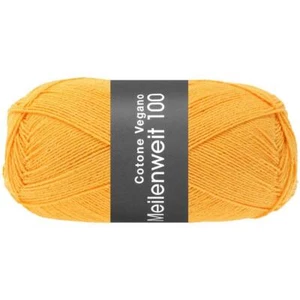 Lana Creativa! Lana Grossa - Miglia 100g Cotone Vegano Fb. 20 gialli 100 g - Foto 1 di 1