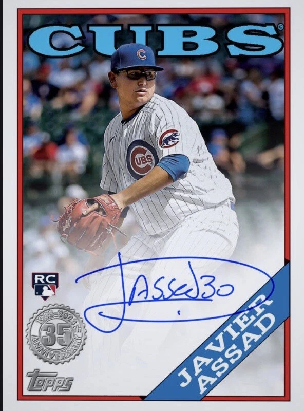 [DIGITAL] Topps Bunt - Javier Assad - 1988 Topps Baseball 23 S4 - Signature - Image 1 of 1