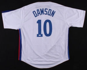 Andre Dawson Signed Montreal Expos Jersey (JSA COA) 1977 NL Rookie of the year - Picture 1 of 6