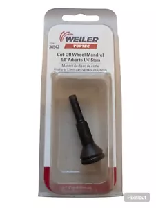 Weiler Vortec Cut-Off Wheel Mandrel 36542 3/8" Arbor to 1/4" Stem - Die Grinders - Picture 1 of 1