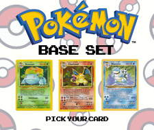 Vintage Pokémon Base Set Unlimited WOTC - Pick Your Card - Complete Your Set