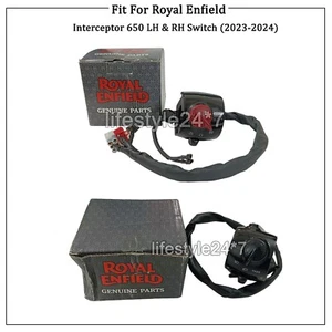 Genuine Royal Enfield Interceptor 650 LH & RH Handle Bar Switch Module (2023-24) - Imagen 1 de 1