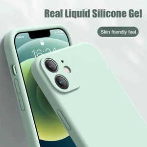 For Apple IPhone 16 15 14 13 12 11 Pro Max Plus Liquid Silicone Phone Case Cover - Photo 1 sur 27