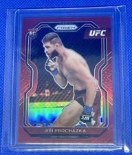 2021 Jiri Prochazka RC Rookie Card Panini UFC Prizm Red Prizm /275