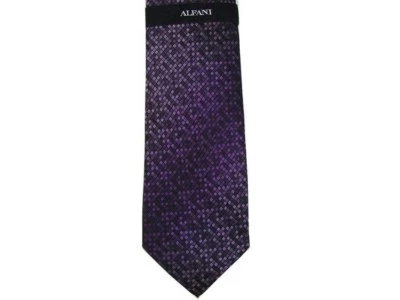 Alfani Hombre Cuello Corbata Abs Paquete Francés Púrpura Ajustado 57" x 3 3/8" Foto 1 de 2