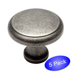 *5er Pack* Cosmas verwittertes Nickel runder Schrankknopf #9985WN - Bild 1 von 1