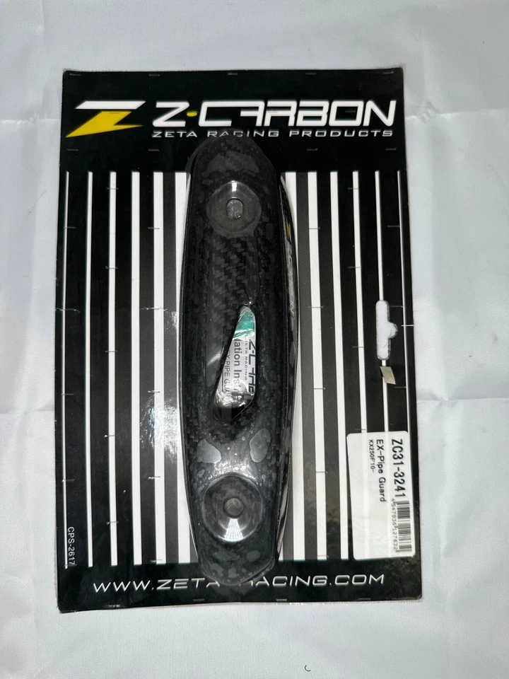 Protector de tubería Zeta Z Carbon EX ZC31-3241 para Kawasaki KX250F '10-'12 Foto 1 de 1