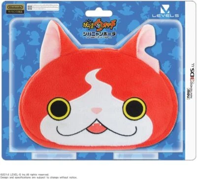 New Level Five Yokai Watch Jibanyan Pouch for Nintendo 3DSLL from Japan - Imagem 1 de 2