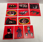 Batman Topps Picture Card Series 1 Set of 12 Stickers Only 1989