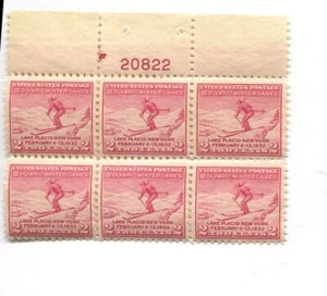 US STAMPS SC716 2c LAKE PLACID PB6 (B904) MNH - Picture 1 of 2
