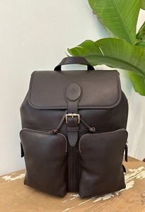 Mochila de Coleccionistas PATEK PHILIPPE Rica Cuero Marrón Oscuro *RARA* ~NUEVA SIN ETIQUETAS - Imagen 1 de 12