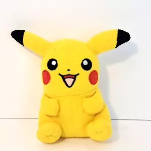Pokemon Nintendo Pikachu Vintage Terrycloth Plush Stuffed Toy Anime Collectible - Picture 1 of 7