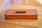 Vintage - Wooden Cased Inkwell - Art Deco - Boxed - Decorative - Treen