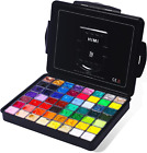 Gouache Paint Set, 56 Colors X 30Ml Include 8 Metallic and 6 Neon Colors, Unique
