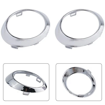 Front Left & Right Chrome Fog Light Surrounds for W251 R320 For Mercedes-Benz - Изображение 1 из 4