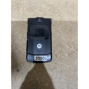 Motorola Razr V3 Flip Phone Black 2.2" Colour Display 0.3 MP 5.5MB - For Parts - Picture 1 of 14