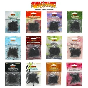 WILDBERRY 15 HAND-DIPPED INCENSE CONES- CHOOSE SCENT!! - Picture 1 of 1
