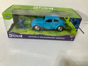 Jada Toys Hollywood Rides: Disney "Stitch" & 1959 VW Beetle 1/32 Scale - Picture 1 of 7