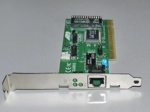 PCI Netzwerkkarte - Realtek RTL8139 - 10/100mbit RJ45 - Ethernet LAN Card NIC - Bild 1 von 4