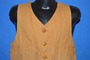 gilet vintage anni 50 CLEARFIELD FIELD & STREAM CACCIA CAMPO ANATRA COTONE TG 40 - Foto 1 di 4